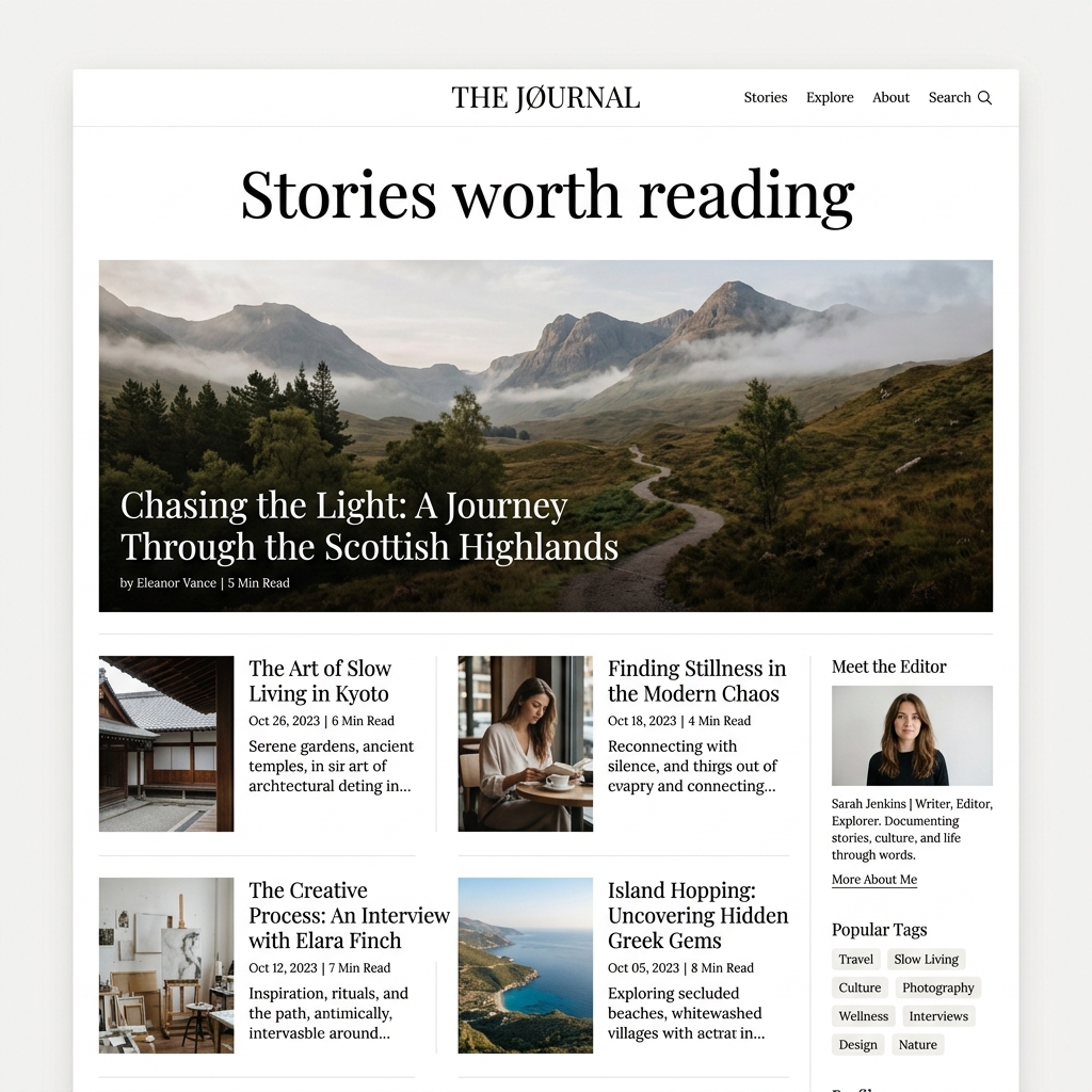 Journal template preview