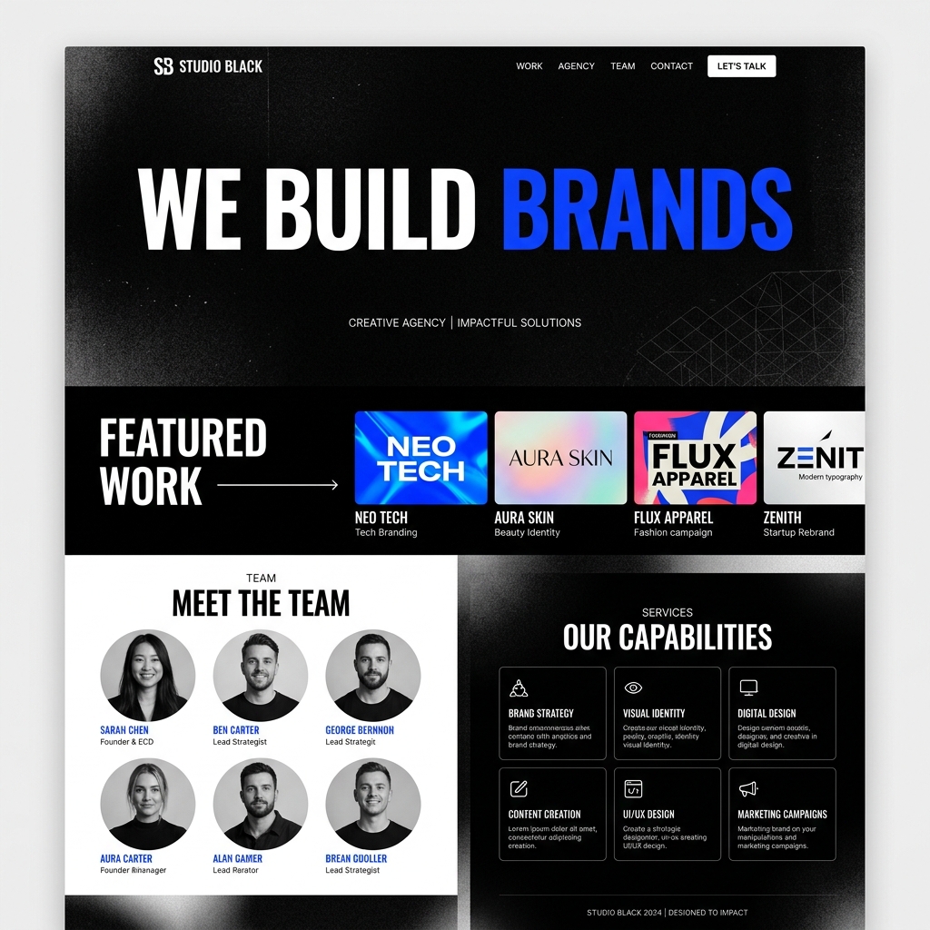 Studio template preview
